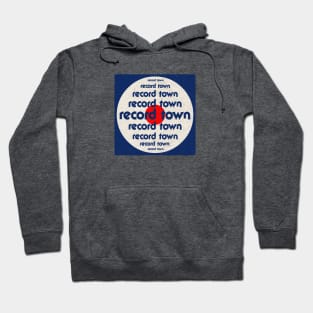 Record Town 1980s Defunct Vinyl and Cassettes Store Hoodie